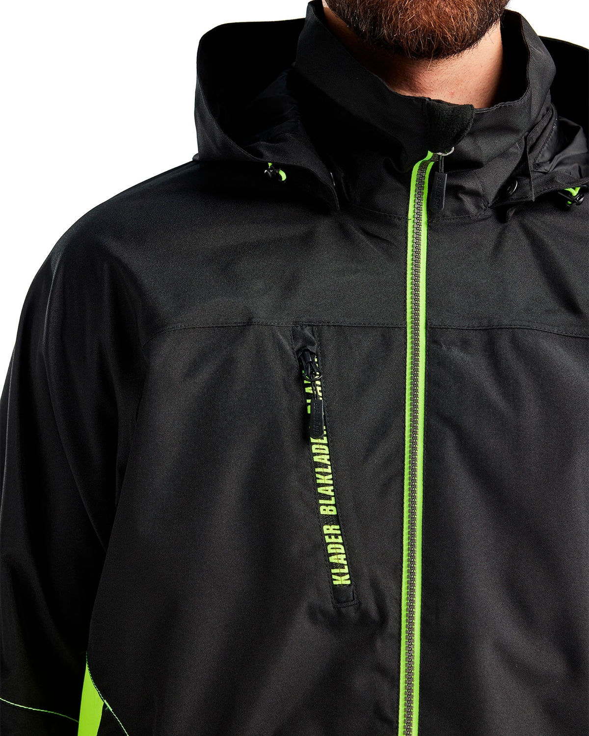 Blåkläder 4790 Shelljacke – schwarz/gelb