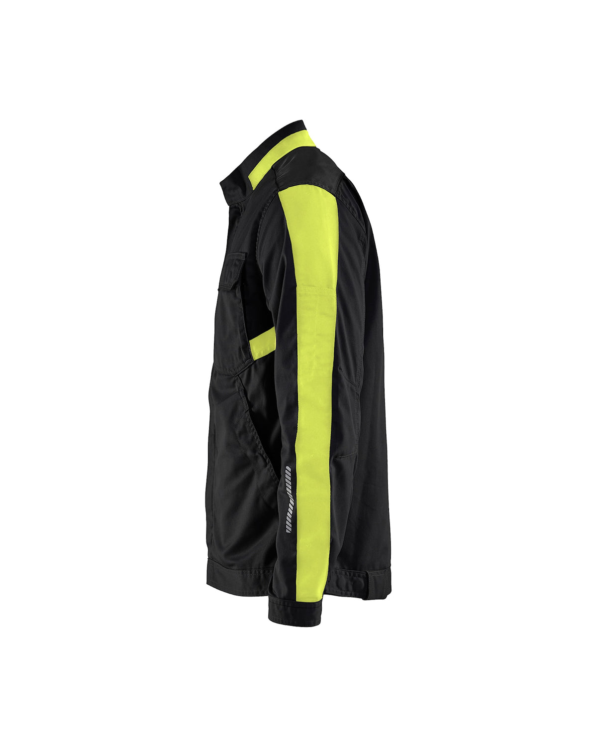 Blåkläder 4444 Industrie Stretch Bundjacke – schwarz/gelb