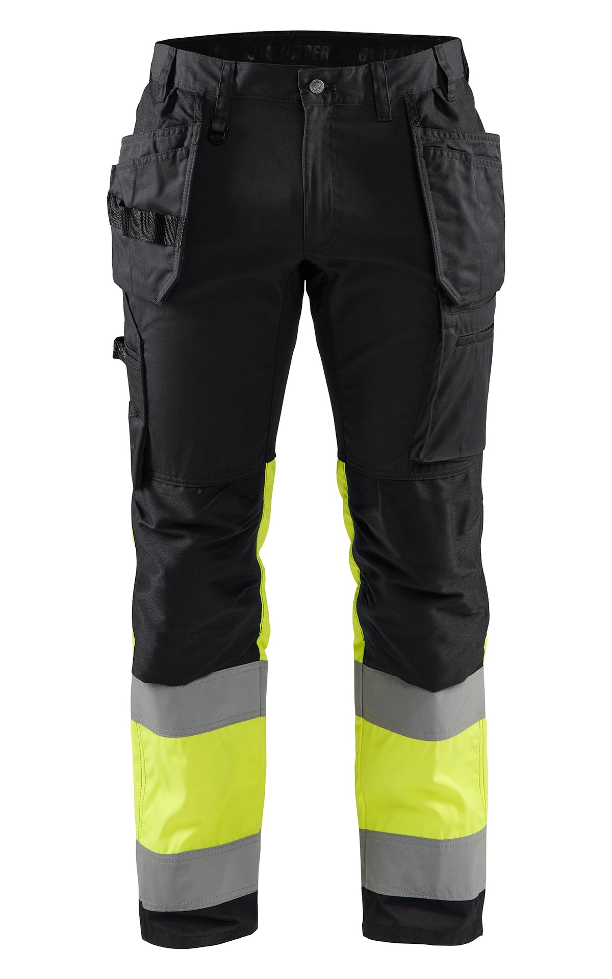 Blåkläder 1558 Warnschutz Stretch Handwerkerhose – schwarz/gelb