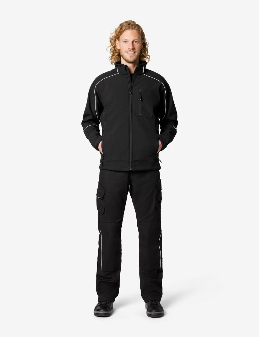Softshelljacke "DIRK" - FHB® schwarz