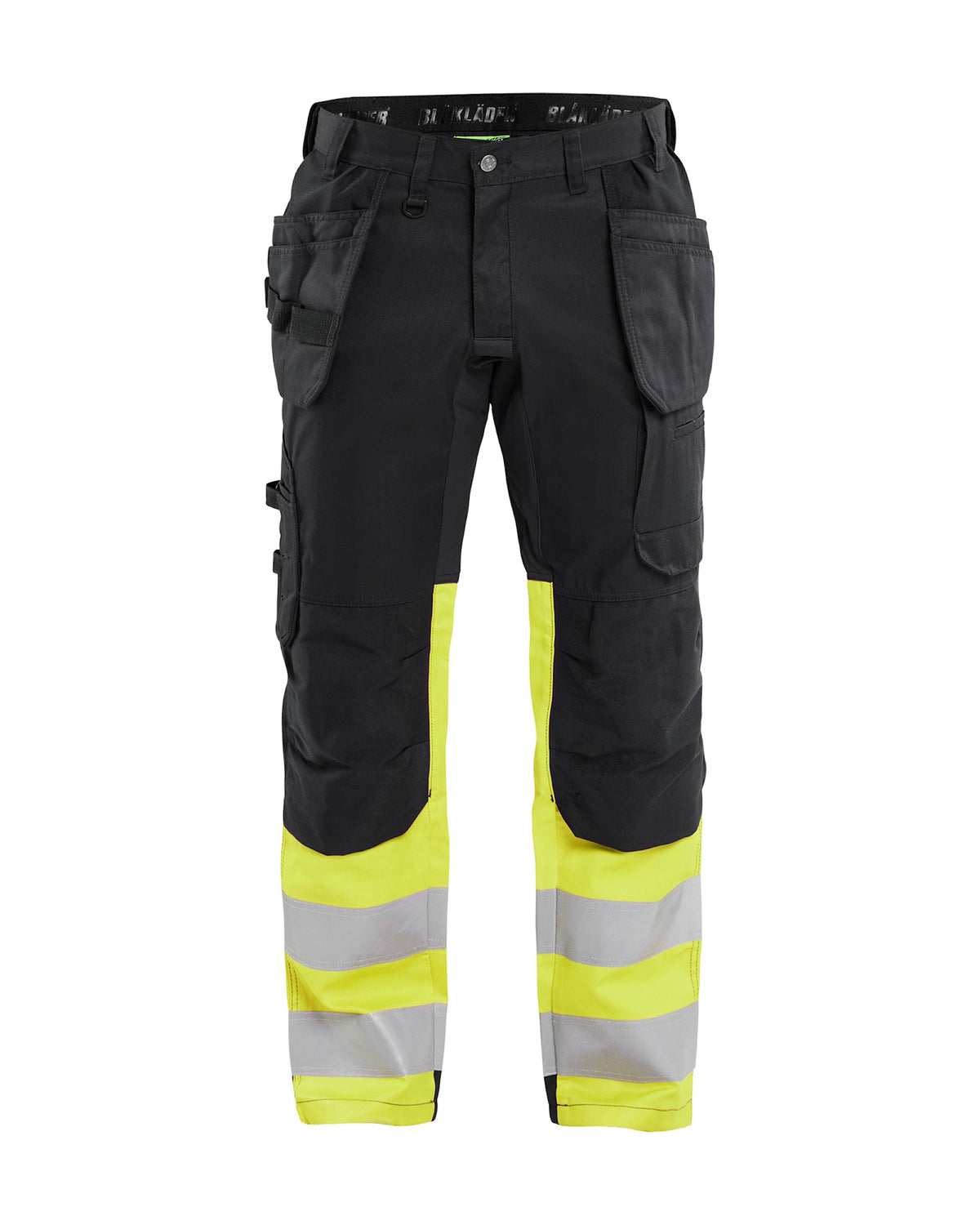 Blåkläder 1558 Warnschutz Stretch Handwerkerhose – schwarz/gelb