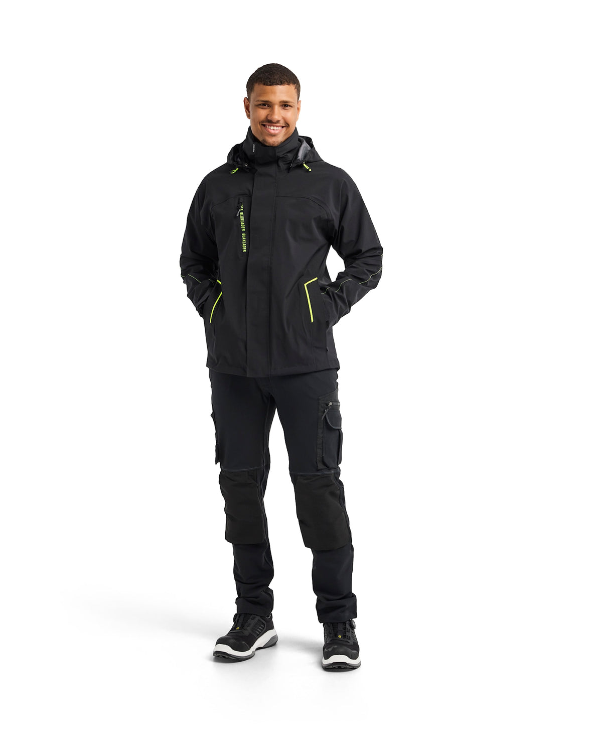 Blåkläder 4483 Softshelljacke – schwarz/gelb