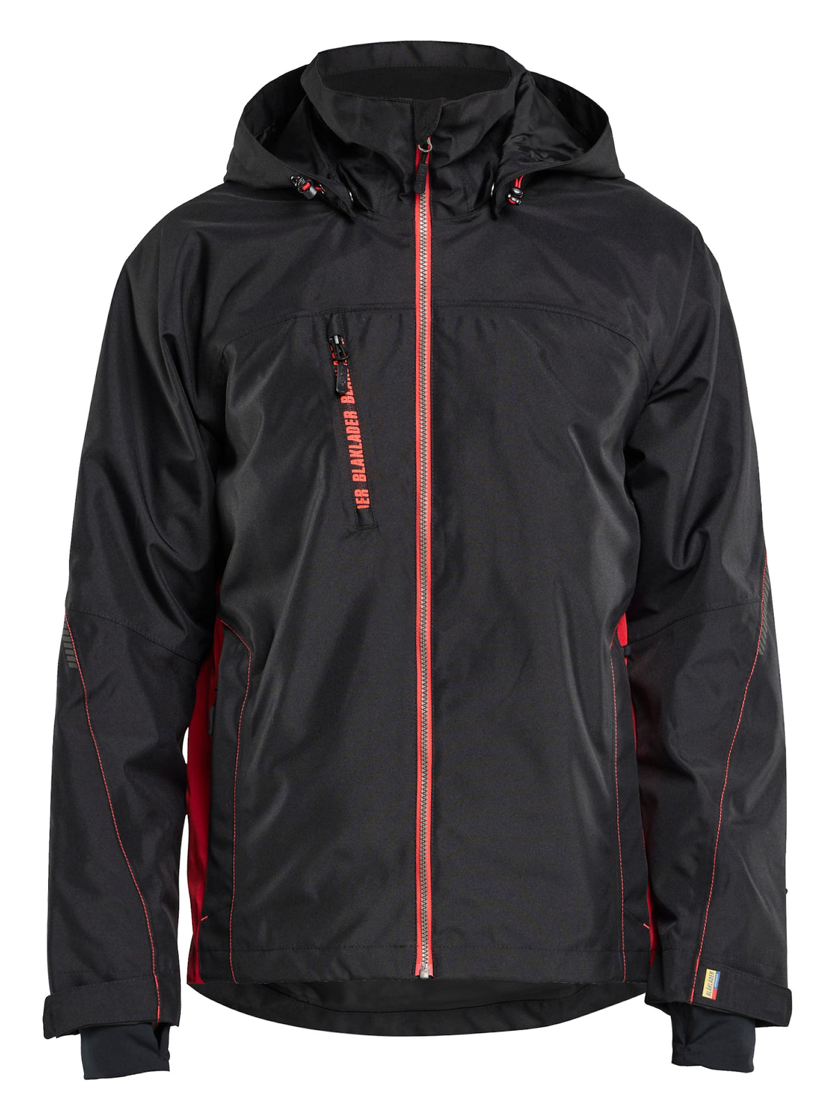 Blåkläder 4790 Shelljacke – schwarz/rot