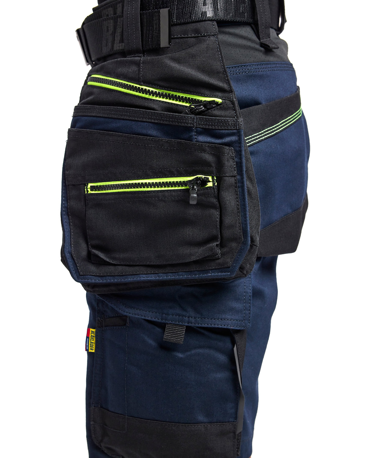 Blåkläder Damen 7175 Arbeitsshorts Striker – dunkelmarine/gelb