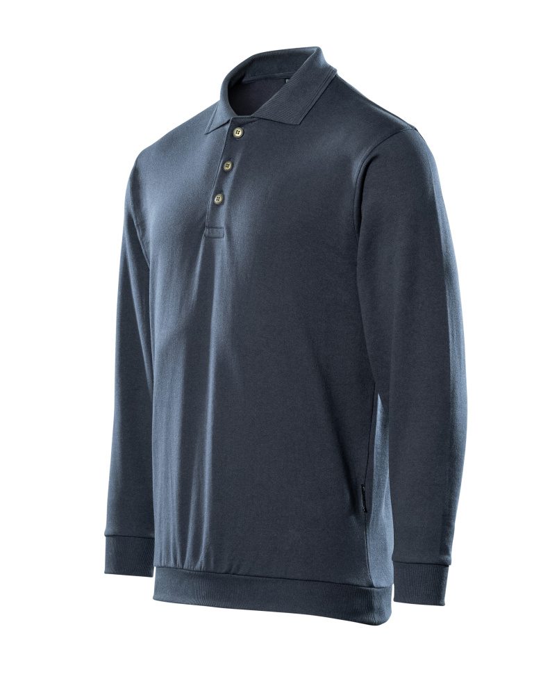 Mascot Trinidad Crossover Polo-Sweatshirt – schwarzblau