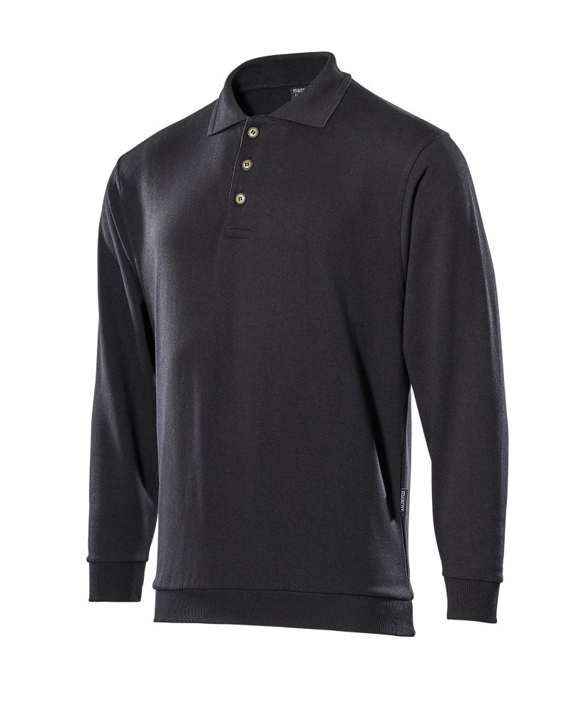 Mascot Trinidad Crossover Polo-Sweatshirt – schwarz