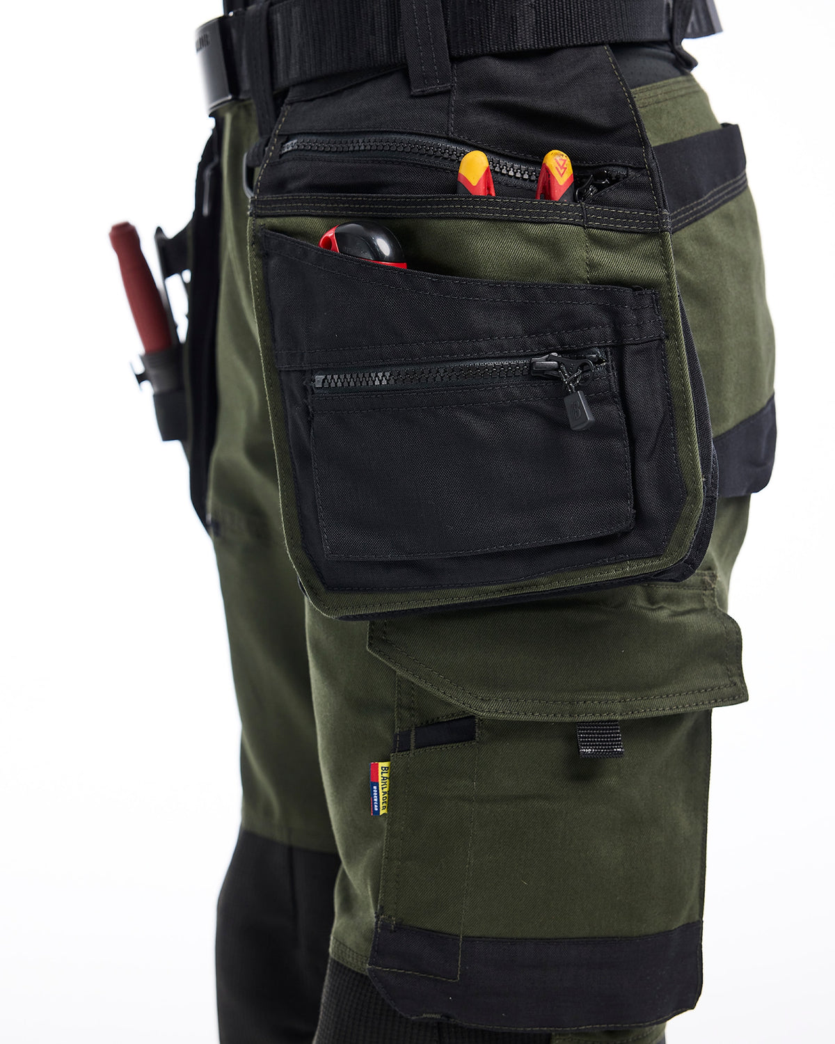 Blåkläder Damen Stretch 7170 Arbeitshose – waldgrün/schwarz