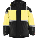 Blåkläder 4858 Kinder Winterjacke schwarz/gelb – gelb