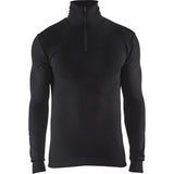 Blåkläder langarm mit Merino 4891 Warm Unterhemd schwarz – schwarz