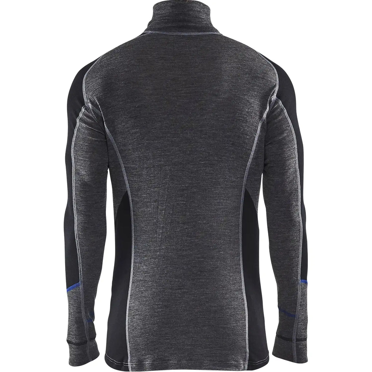 Blåkläder 4899 Warm Merino Zip-Unterhemd lang grau – grau