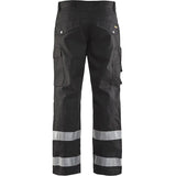 Blåkläder 1451 Reflexstreifen Bundhose Service schwarz – schwarz