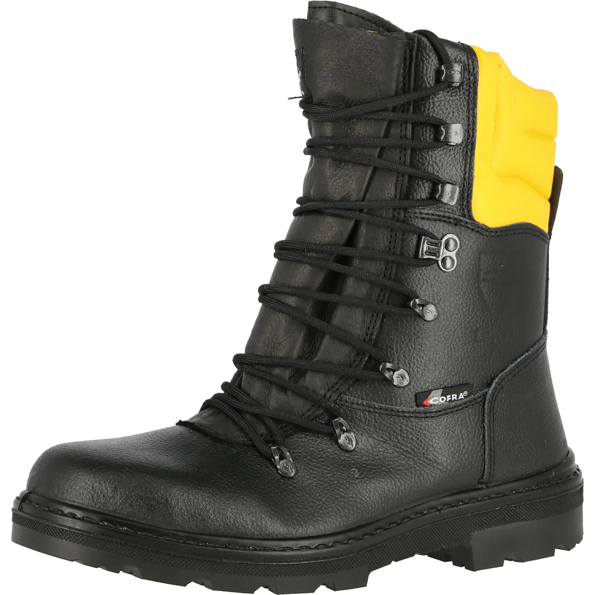 Cofra Woodsman SB Forst- und Schnittschutzstiefel schwarz – schwarz
