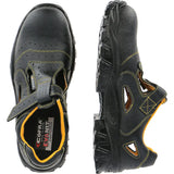 Cofra NEW DON Techno S1P Sicherheitssandalen schwarz – schwarz
