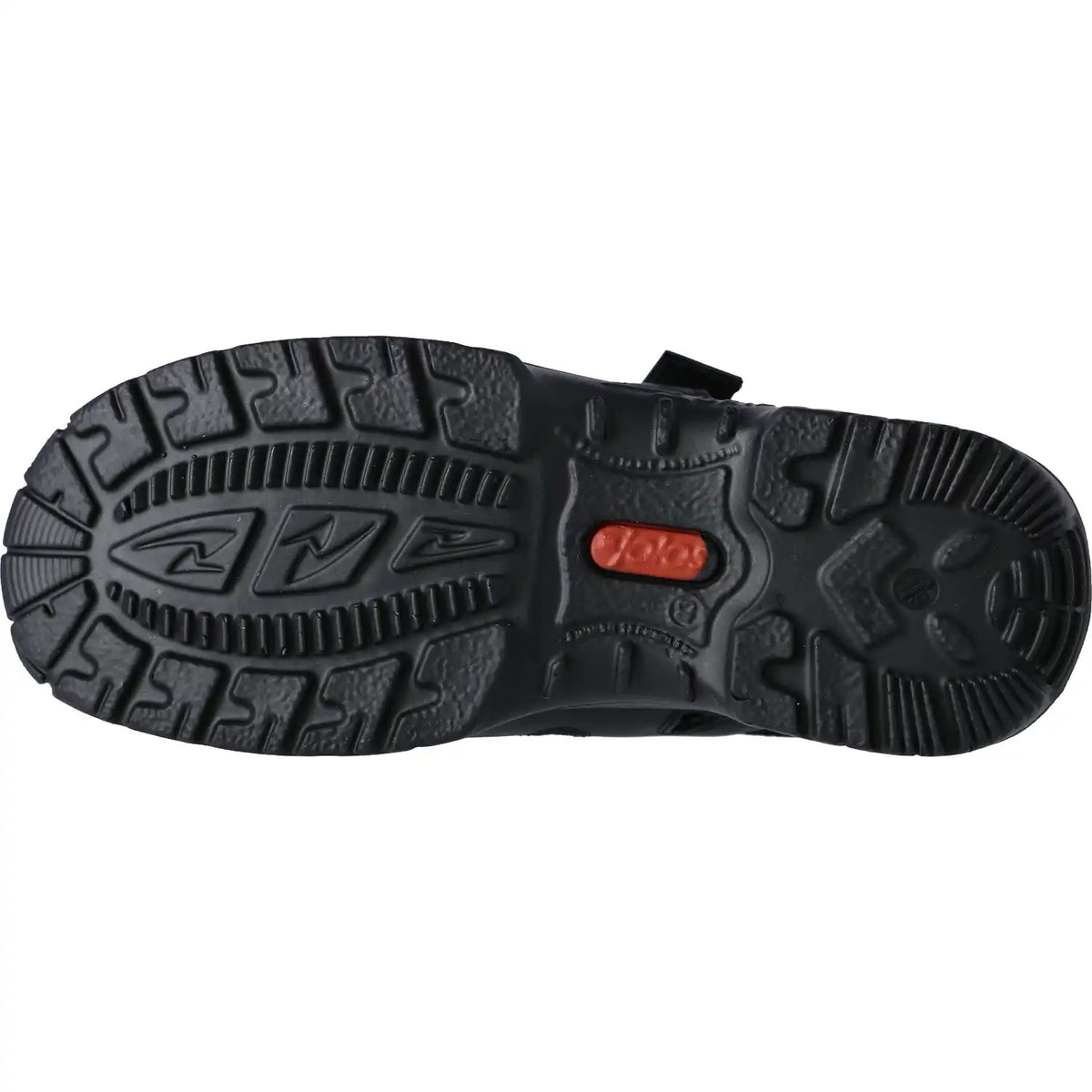 Jalas 3108 ESD S1P Sicherheitssandalen schwarz – schwarz
