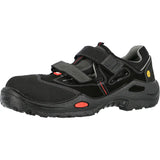 Jalas 1605 E-SPORT S1P Sicherheitssandalen schwarz – schwarz