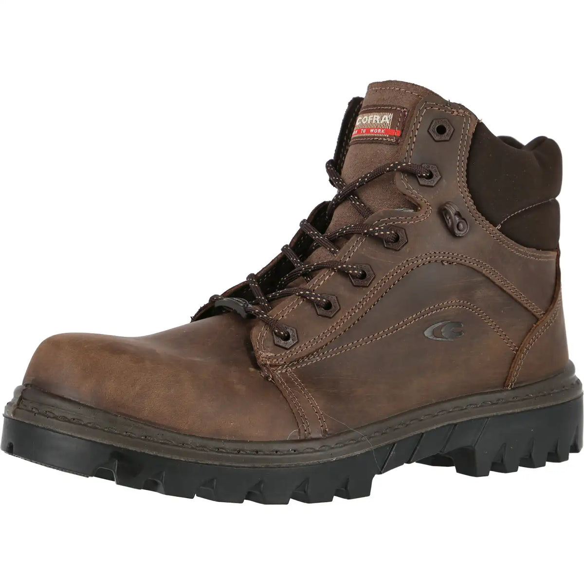 Cofra Oakland BIS S3 Sicherheitshochschuhe braun – braun