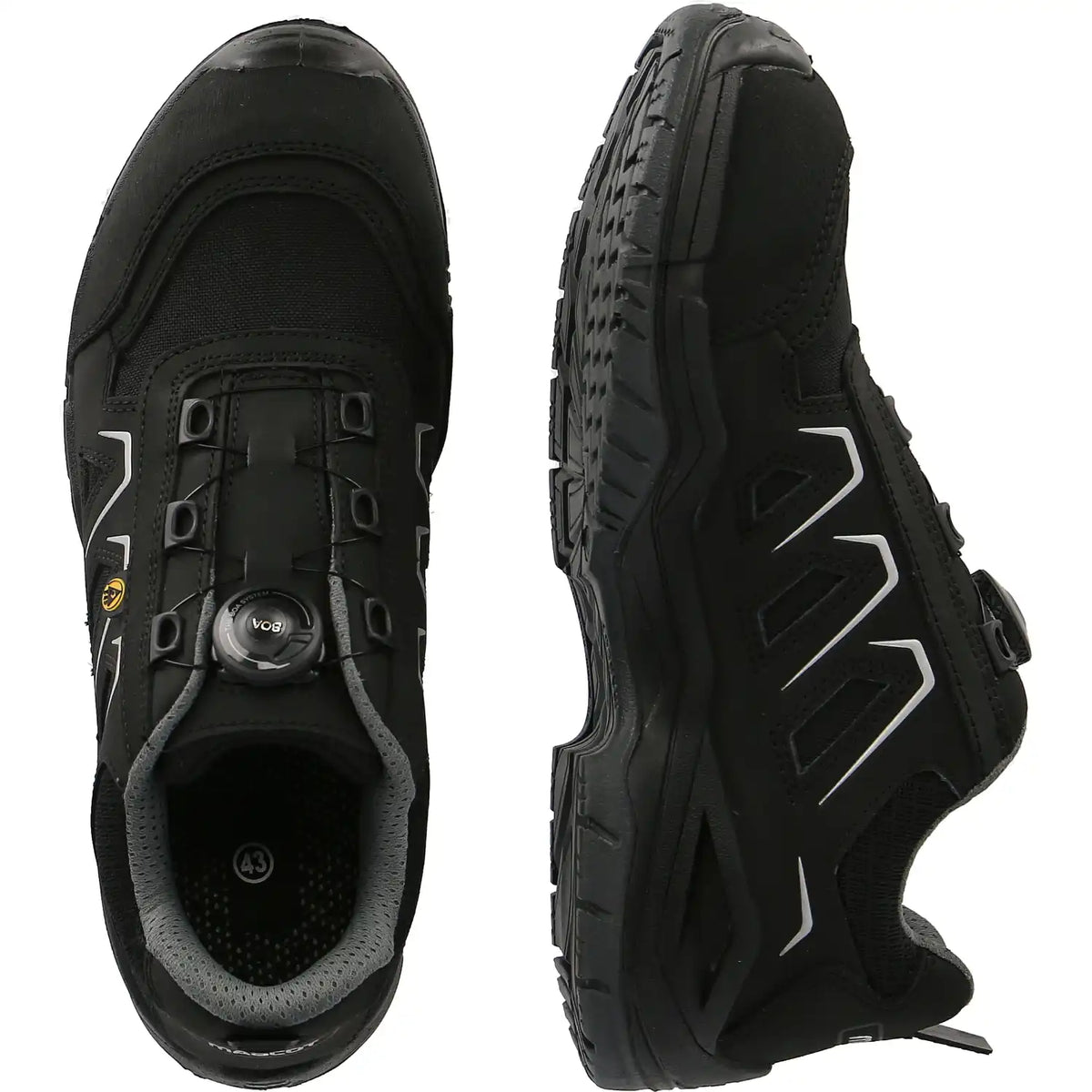 Mascot Manaslu Footwear S3 Sicherheitshalbschuh schwarz – schwarz