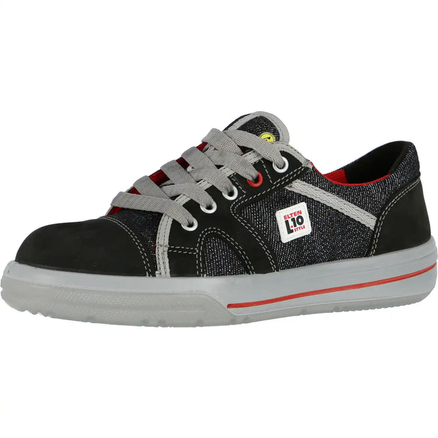 Elten Sensation Low ESD S2 Sicherheitshalbschuh blau – blau