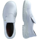 Elten Slipper Low S2 Sicherheitshalbschuh weiß – weiß