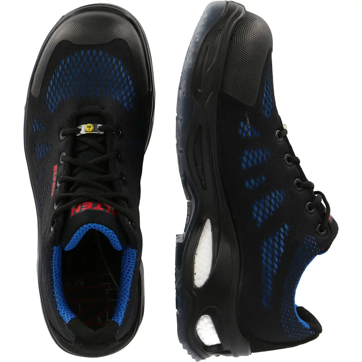 Elten Logan LOW ESD S1 Sicherheitshalbschuh blau – schwarz