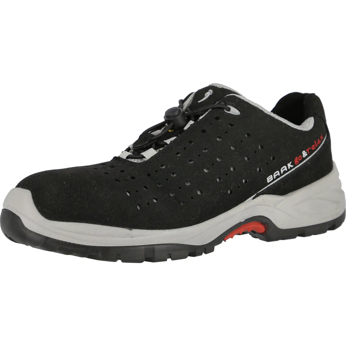 Baak Henk 7007N go&relax S1P Halbschuhe schwarz – schwarz