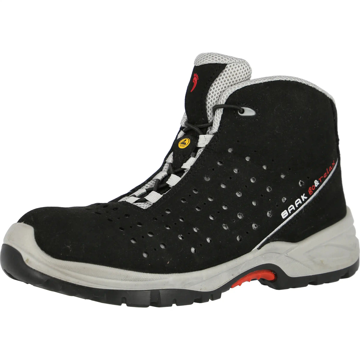Baak Hendrik Industrials S1P Sicherheitshochschuh schwarz – schwarz