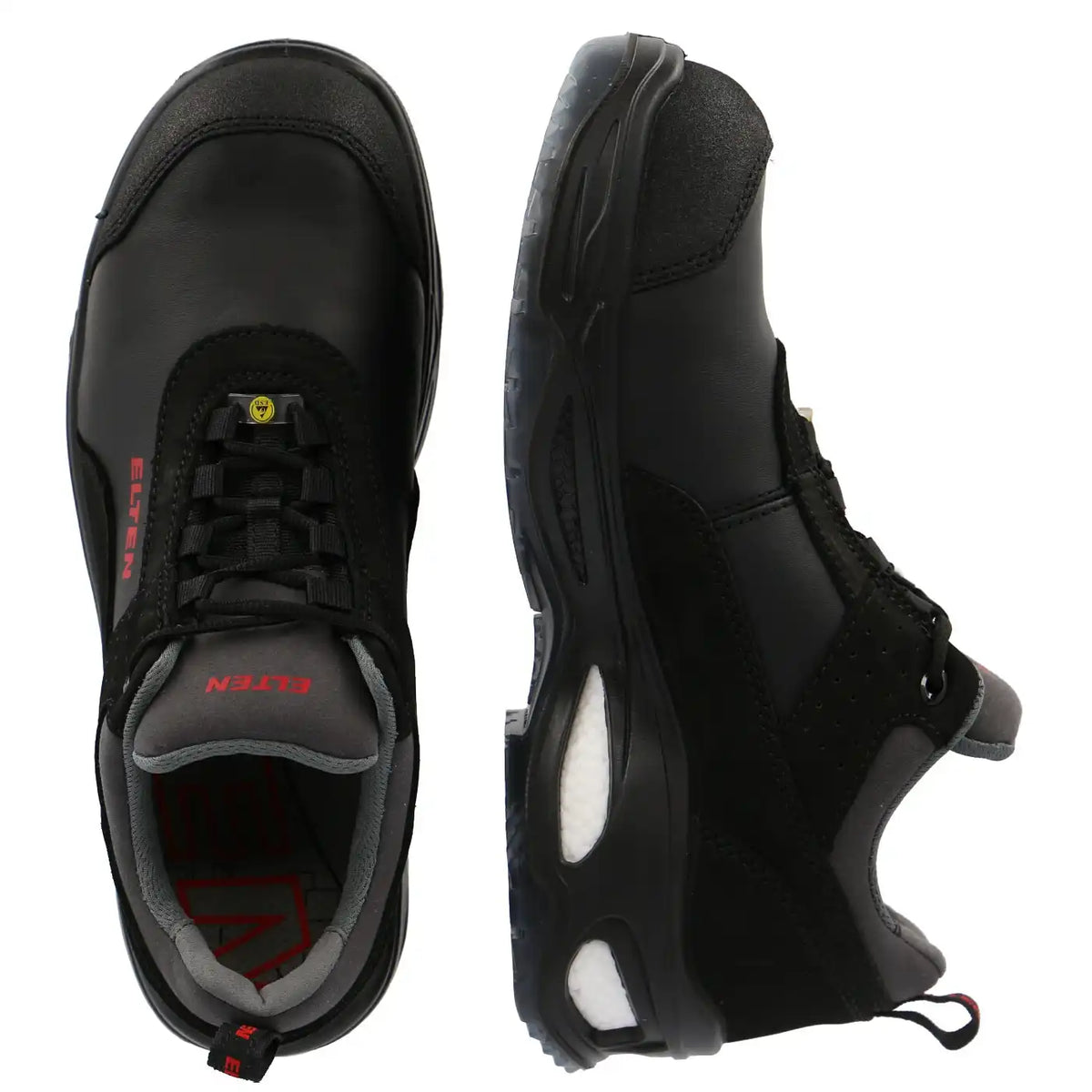 Elten Miles LOW S3 Sicherheitshalbschuhe schwarz – schwarz
