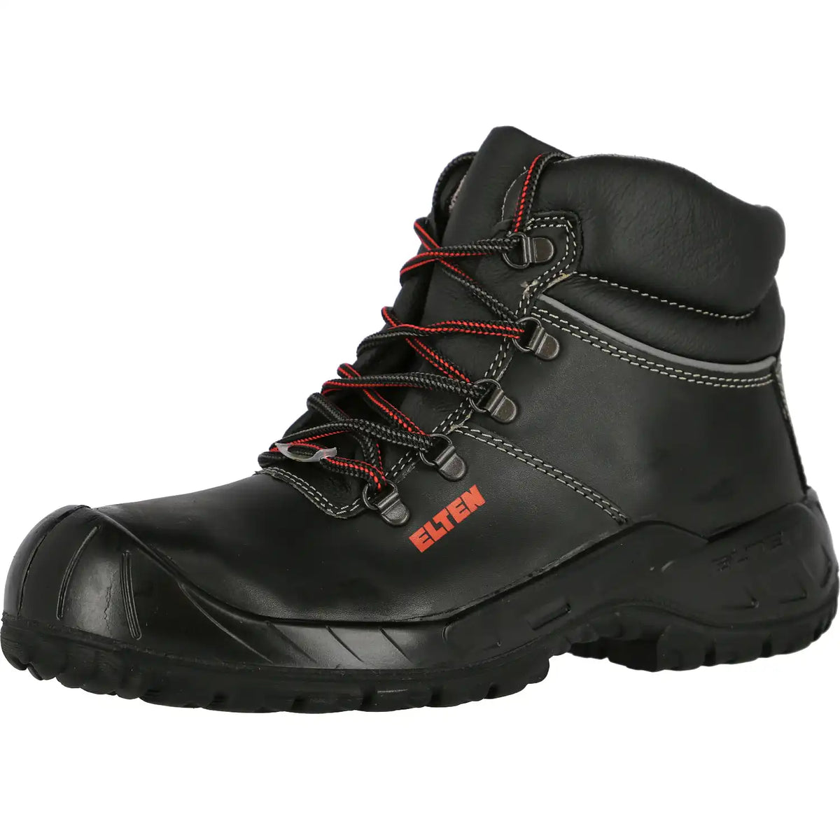 Elten Laurenzo Rubber MID S3 Sicherheitshochschuh schwarz – schwarz
