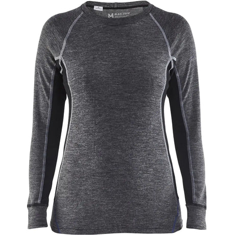 Blåkläder Damen lang 7200 Warm Merino-Unterhemd grau – grau