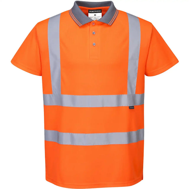 Portwest RT22 Bahn Warnschutz Polo-Shirt orange – orange