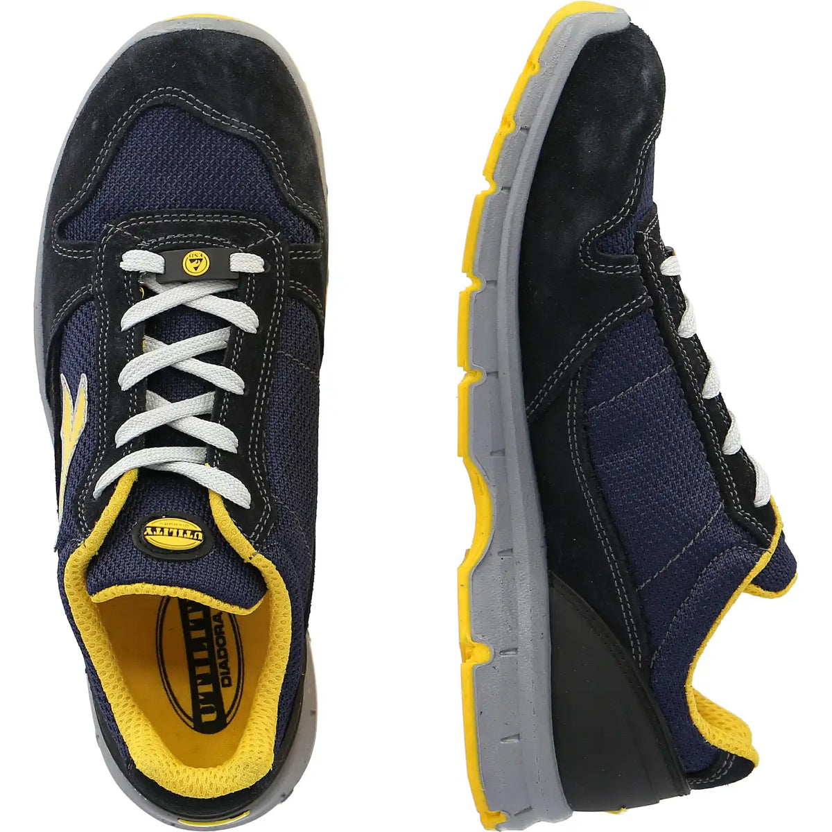 Diadora RUN Text LOW S1PS Halbschuhe marine – blau