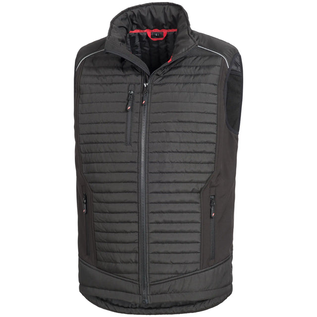 Nitras Motion TEX Plus Steppweste schwarz – schwarz