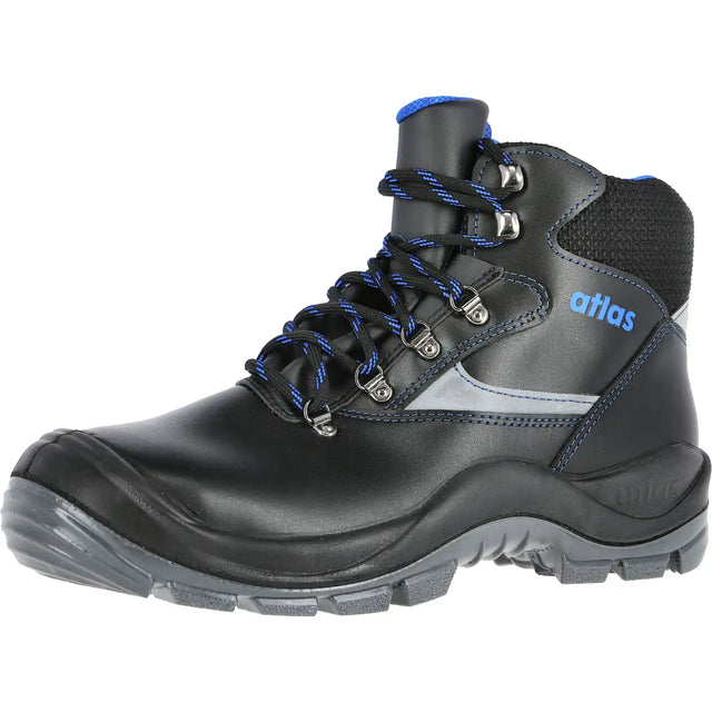 Atlas ERGO-MED 500 S3 Sicherheitshochschuhe schwarz 95613 – schwarz