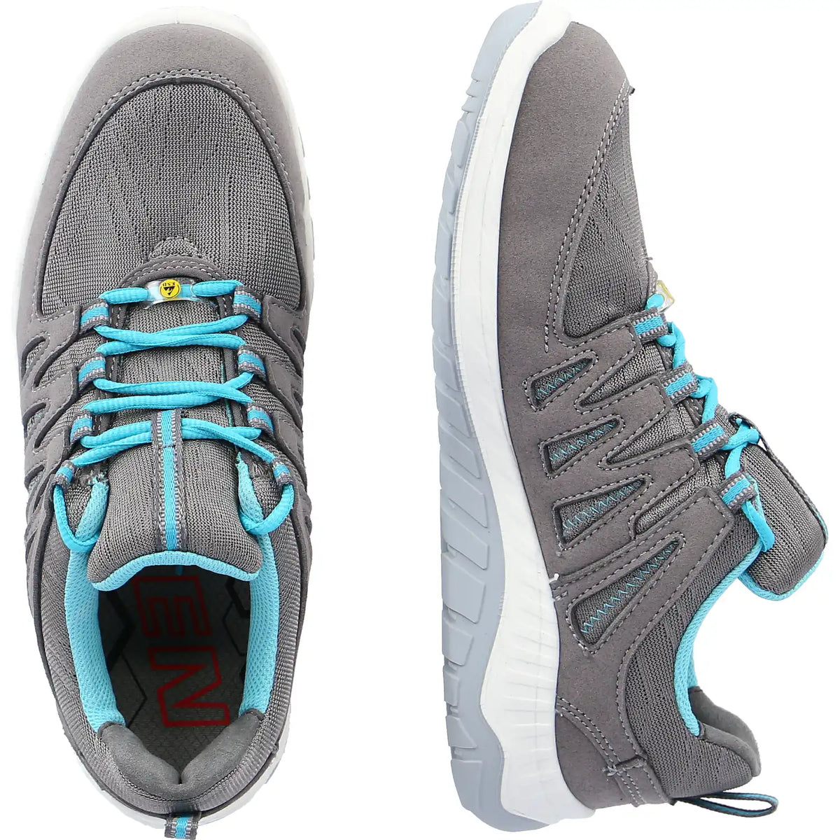 Elten Damen Maddie LOW ESD S1P Halbschuhe grau – grau