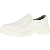 Nitras Clean Step S2 Sicherheitsslipper weiß – weiß
