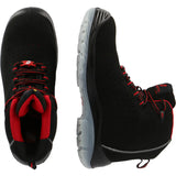 Nitras Micro Step II S1P Sicherheitsstiefel schwarz – schwarz