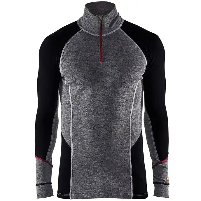 Blåkläder 4699 Reißverschluss Unterhemd Xwarm grau – grau