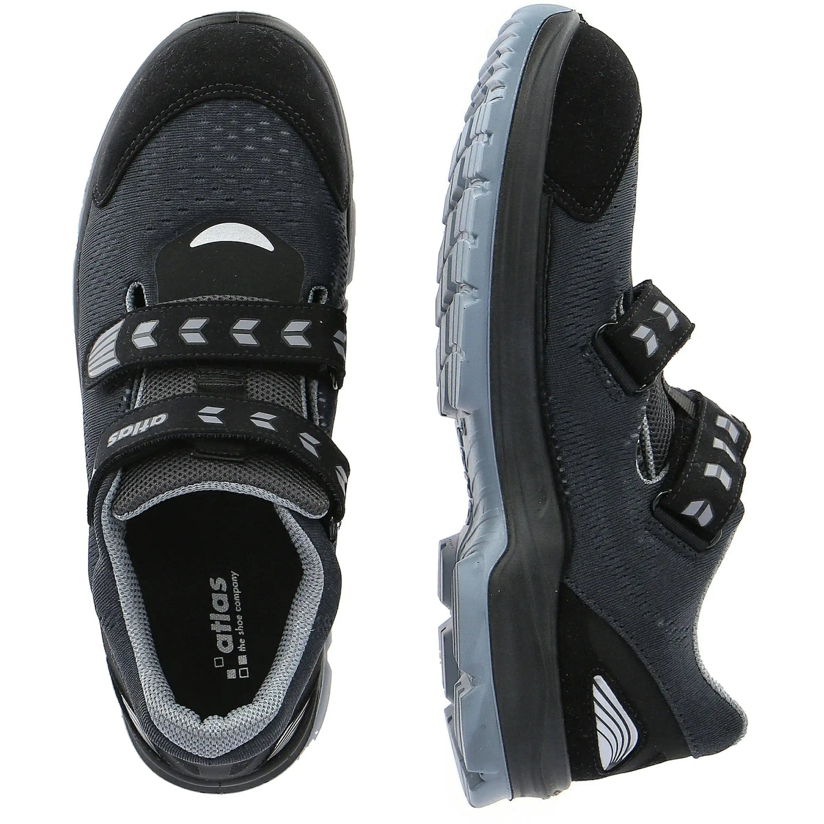 Atlas Flash 1600 S1 Sicherheitshalbschuhe schwarz – schwarz