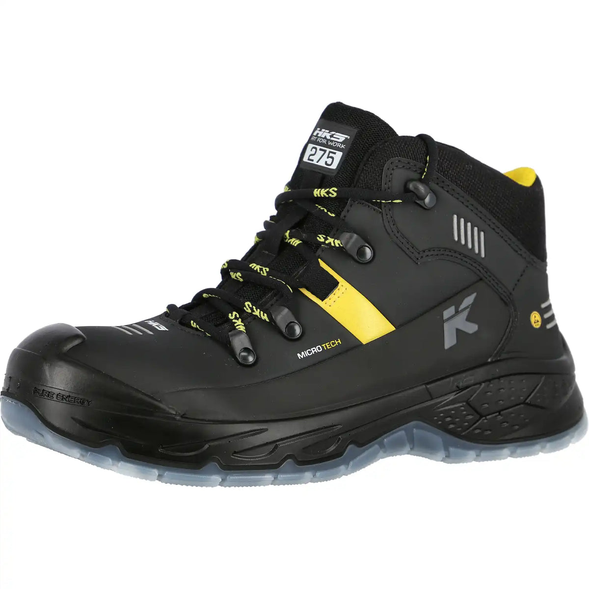 HKS RS 275 S3 Sicherheitshochschuhe schwarz – schwarz