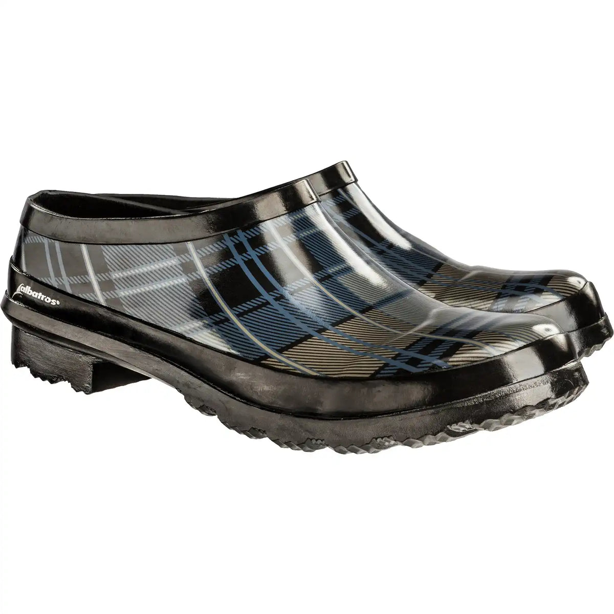 Albatros Damen Flora Freizeitclogs schwarz – schwarz