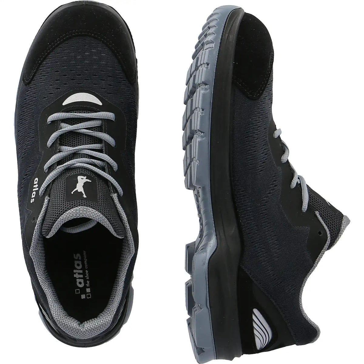Atlas ERGO-MED 1300 S1 Sicherheitshalbschuh grau – grau