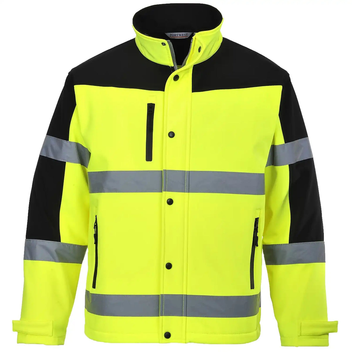 Portwest S429 Warnschutz Softshelljacke gelb – gelb