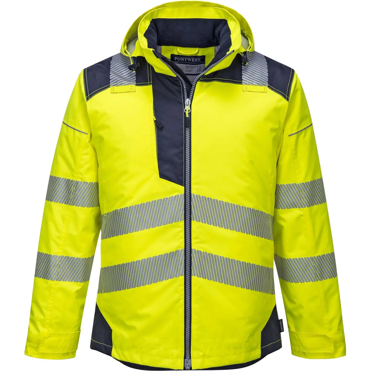 Portwest T400 PW3 Warnschutz Winterjacke – gelb/marine