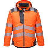 Portwest T400 PW3 Warnschutz Winterjacke – orange/grau