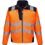 Portwest T402 PW3 Warnschutz Softshelljacke – orange/marine