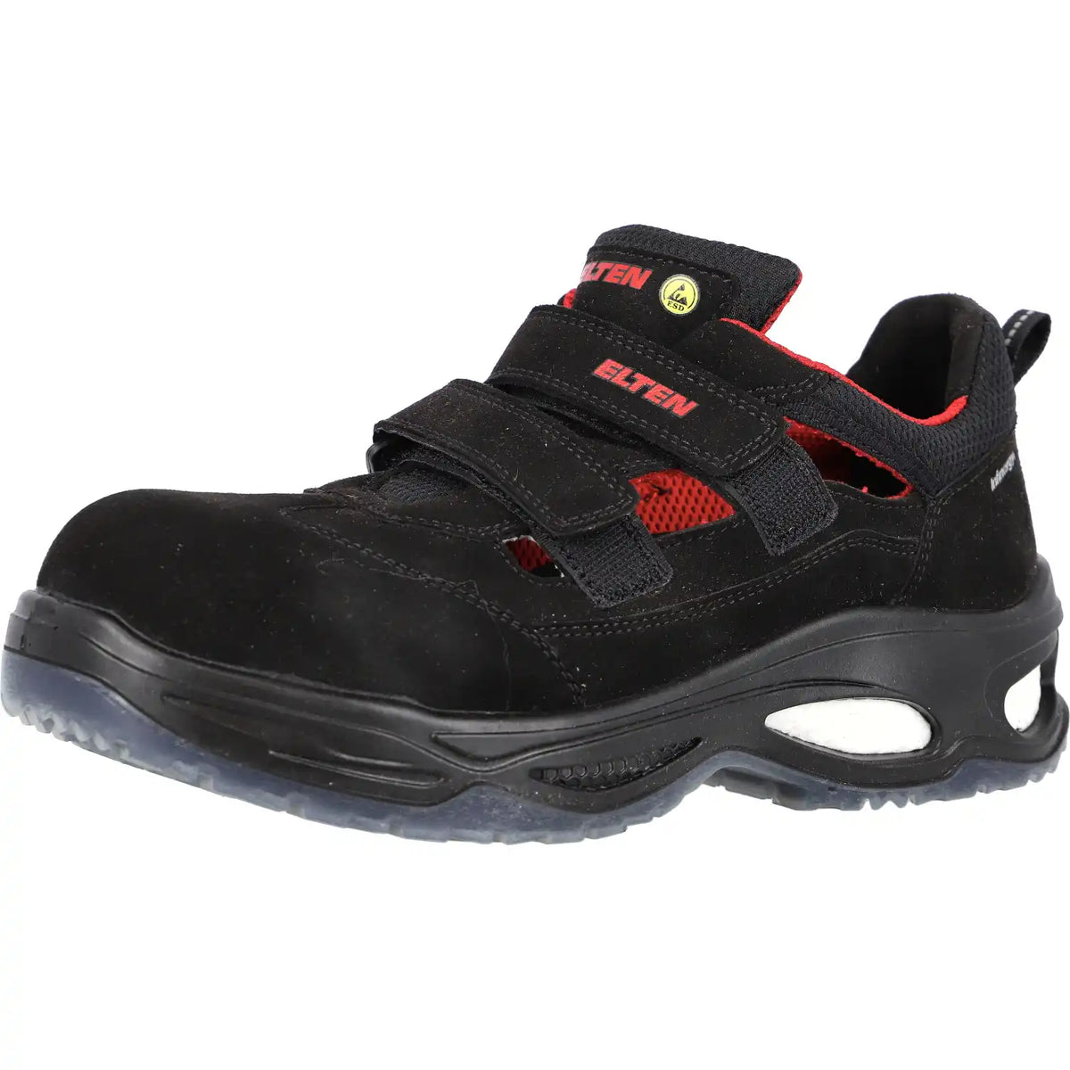 Elten Owen Easy ESD Eltenw S1 Sicherheitssandale schwarz – schwarz
