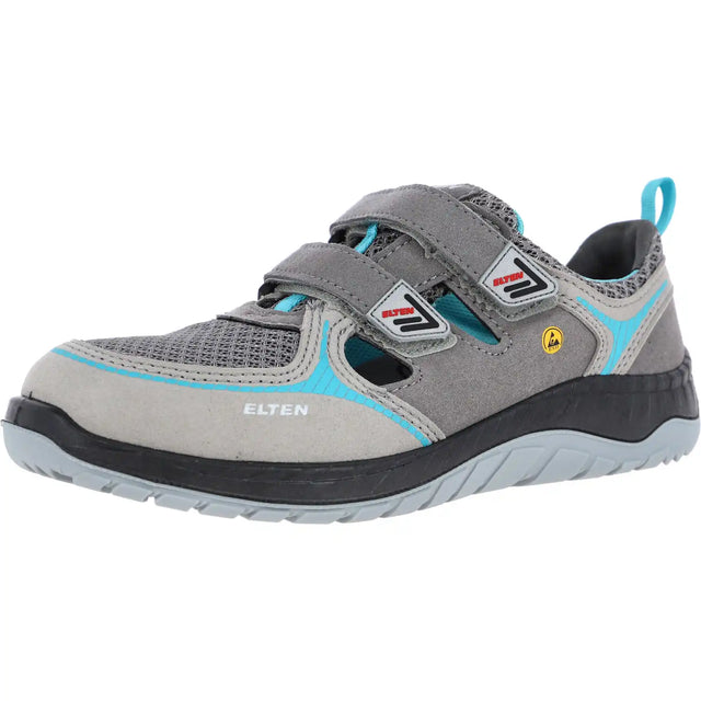 Elten Damen Melli ESD S1P Sicherheitssandale grau – grau