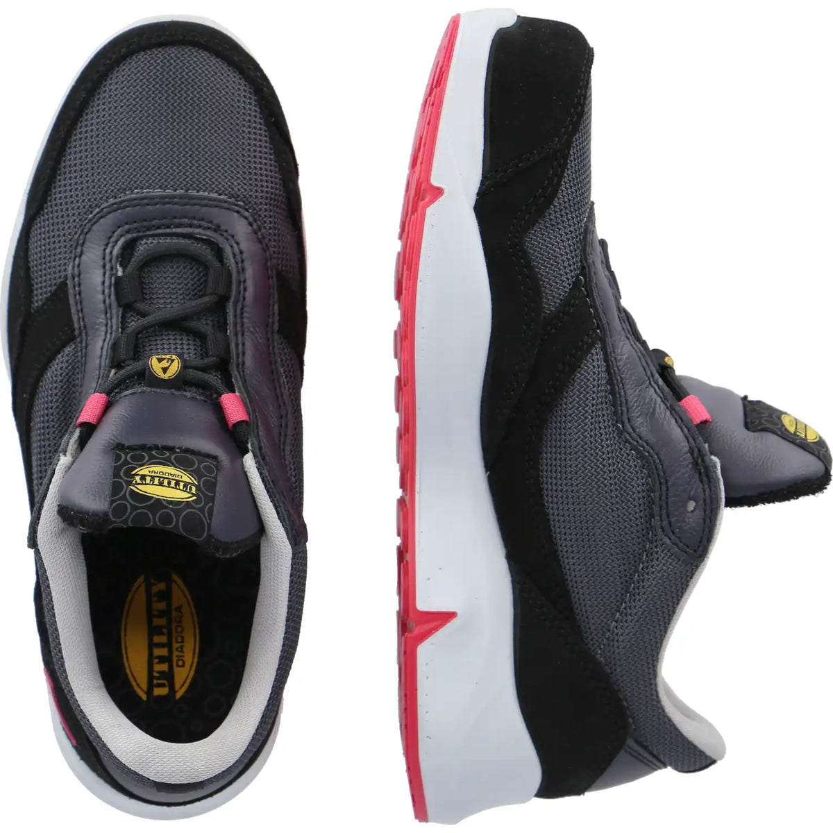 Diadora Damen Athena LOW DiadoraEisengra S1PL Halbschuh grau – grau