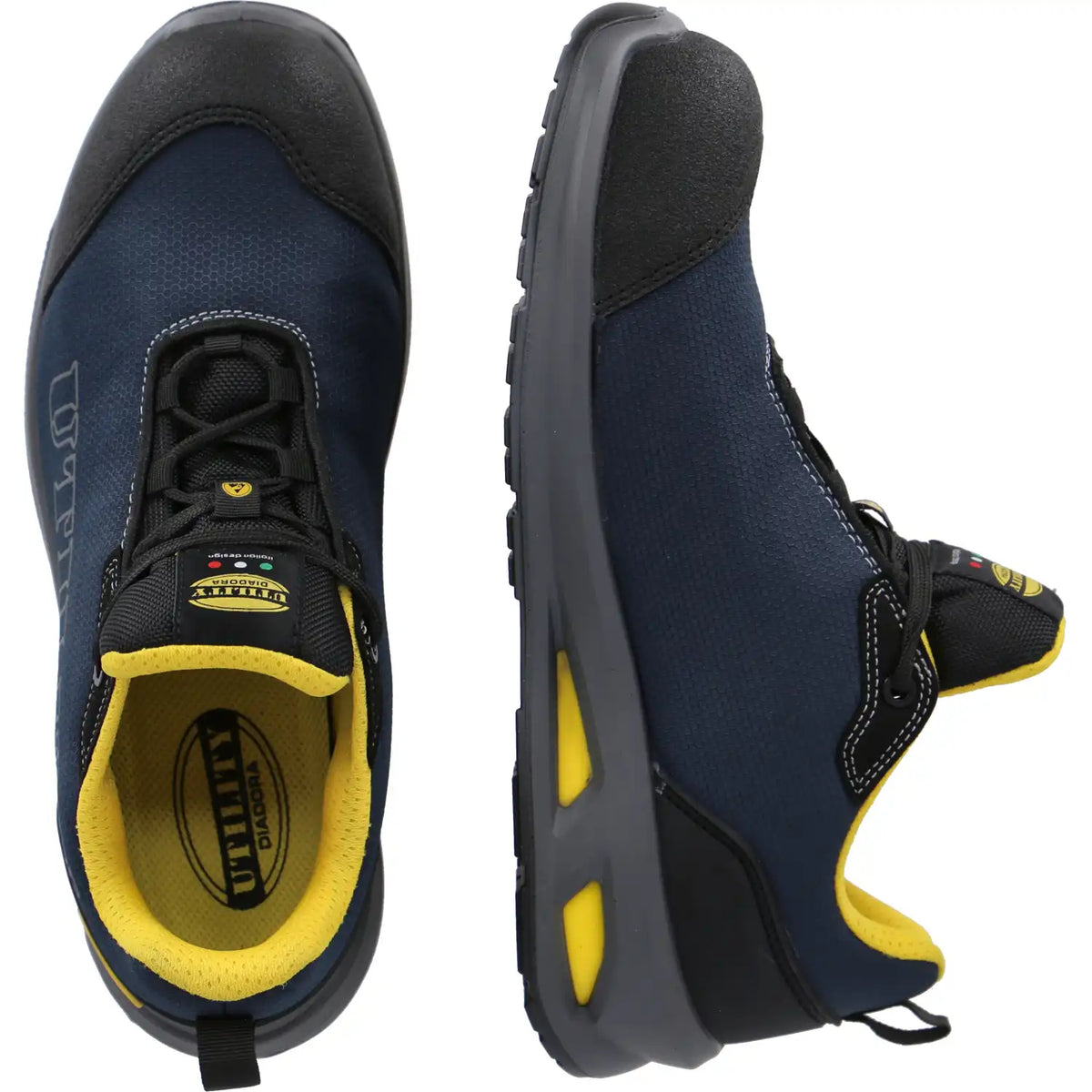 Diadora Smart Softbox LOW S1PL Halbschuh blau – blau