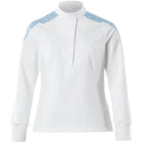 Mascot Damen 20062-511 Stretch Schlupfjacke – weiß/azurblau